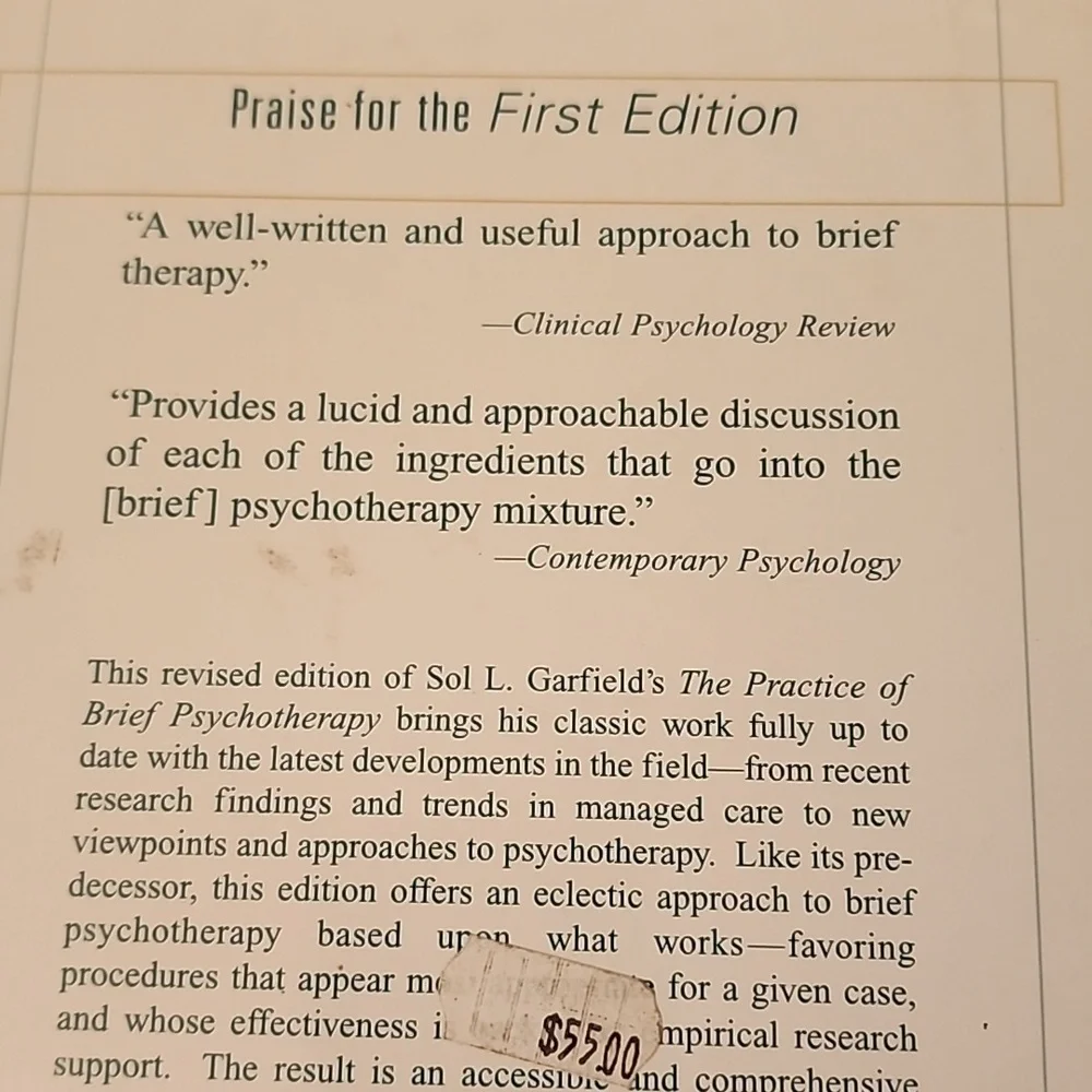 The Practice of‎ Brief Psychotherapy